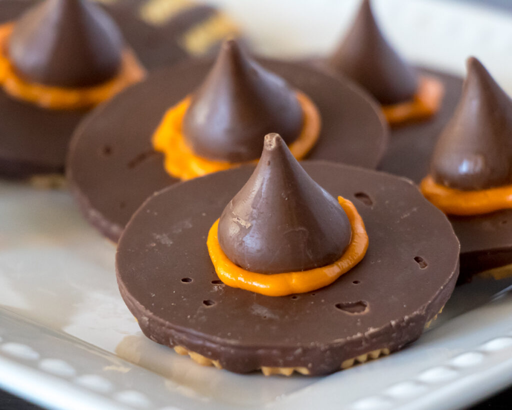 Halloween cookie closeup