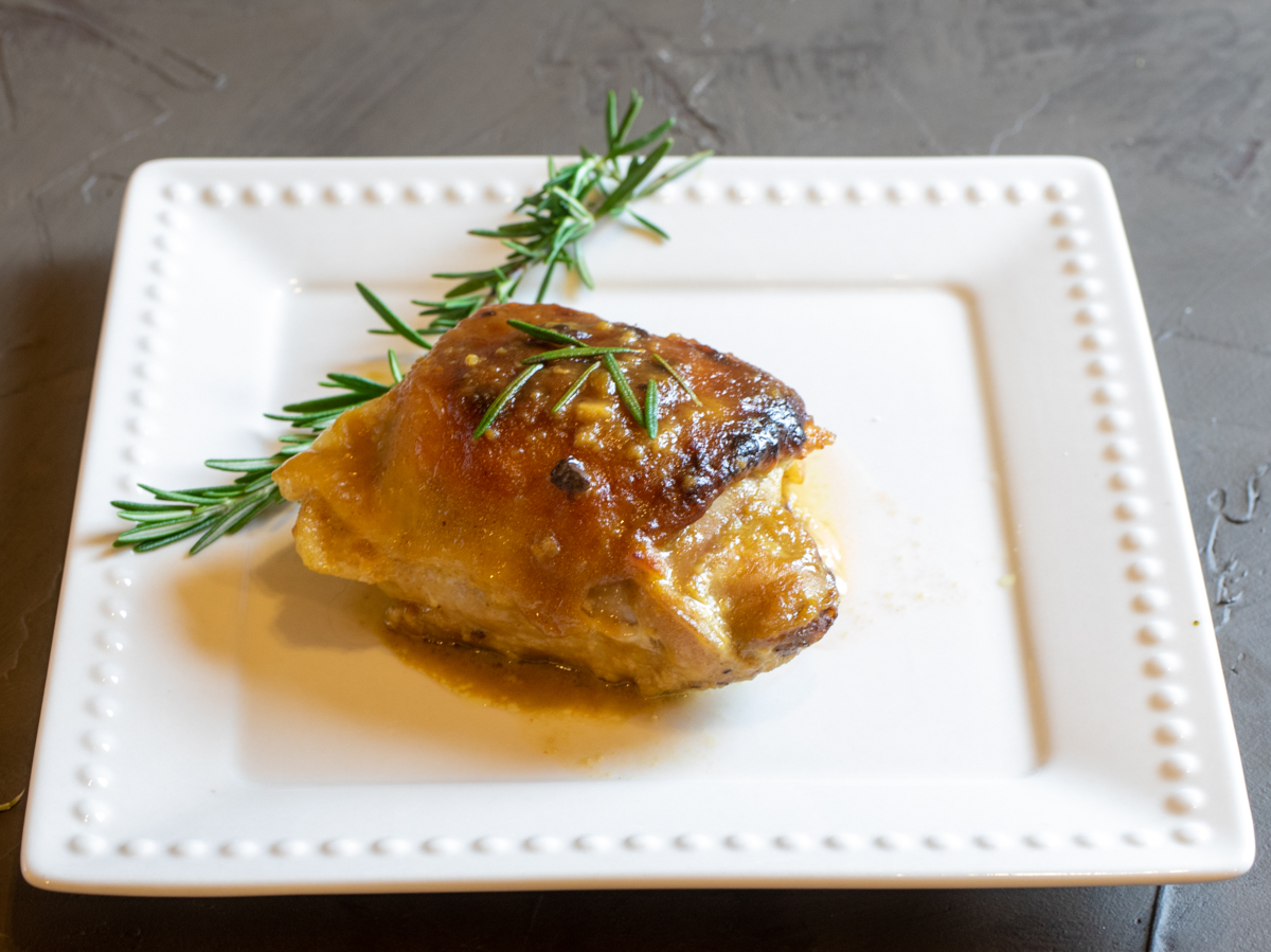 Baked Maple Dijon Chicken Thighs Recipe