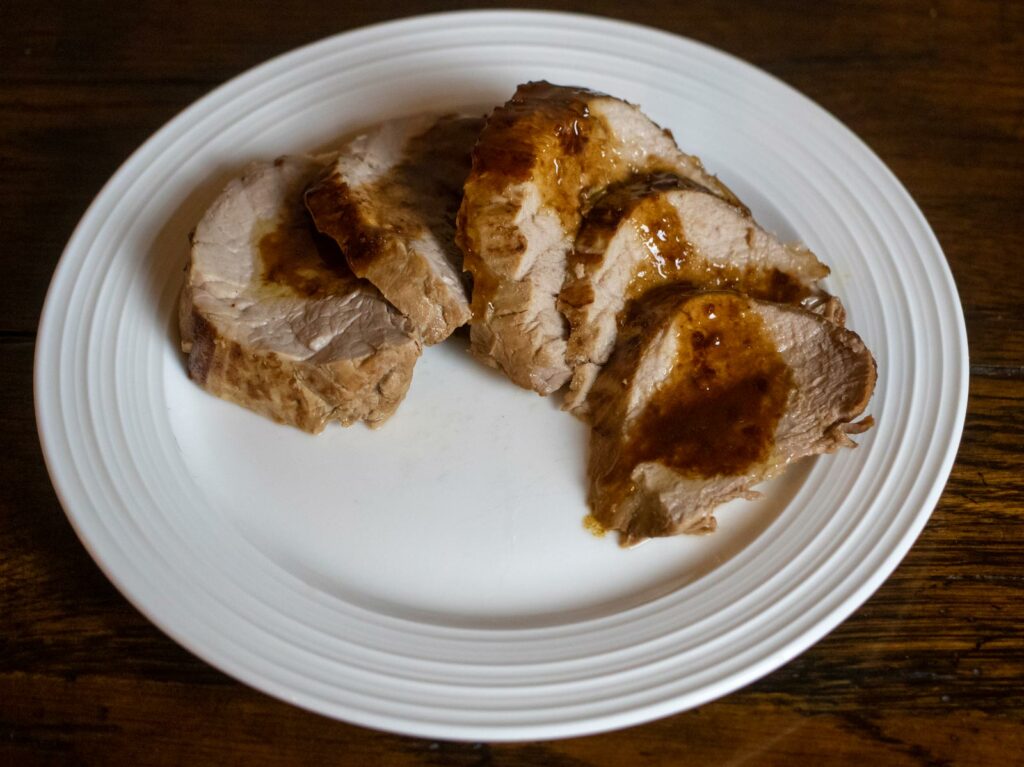 Pork Tenderloin with Savory Sauce