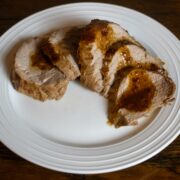 Pork Tenderloin with Savory Sauce