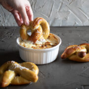 Pretzel Cheese Dip with Beer