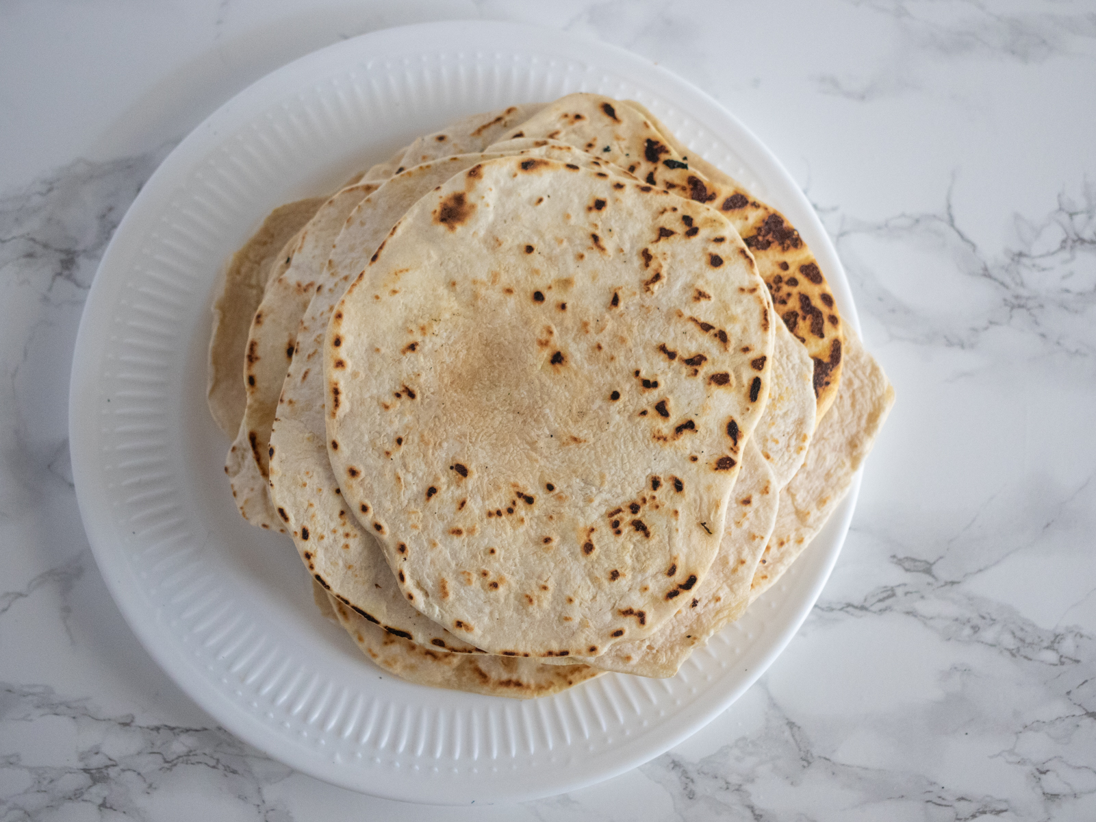 Homemade Flour Tortillas Without Lard