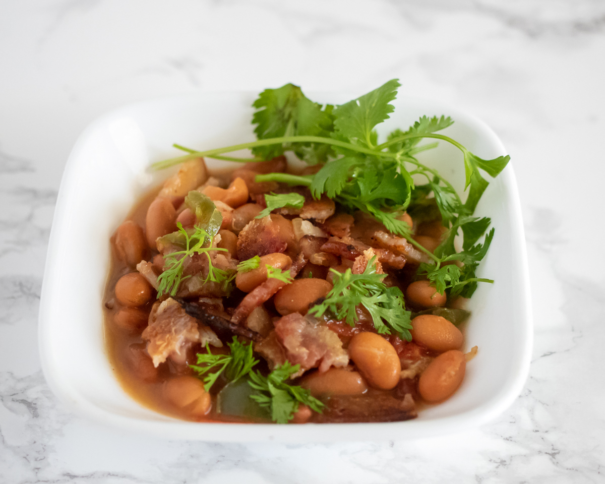 Lupe Tortilla's Charro Beans Recipe