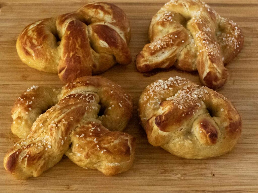 Homemade Soft Pretzels with Beer