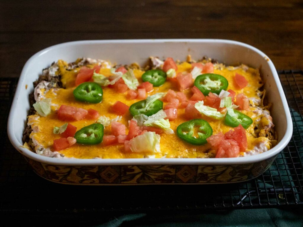 Walking Taco Casserole