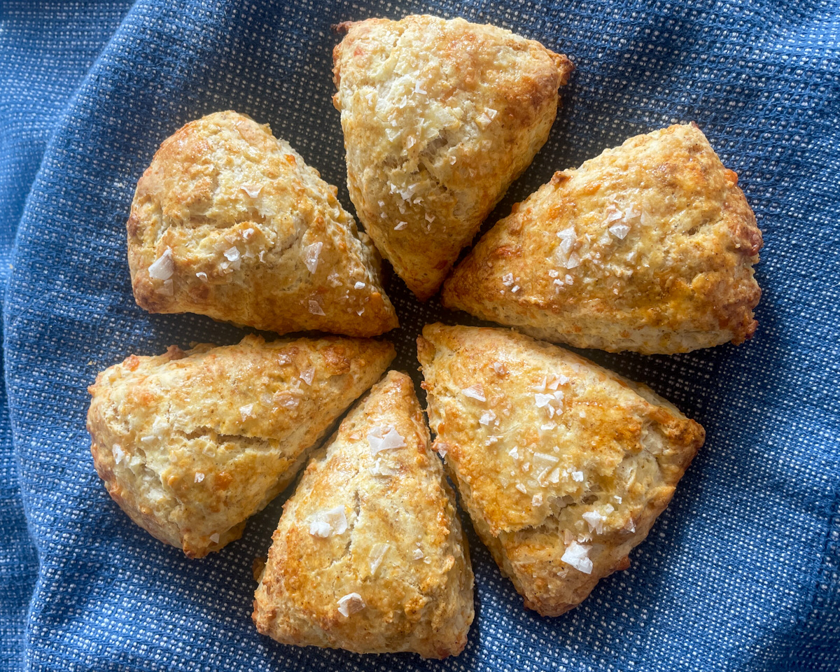 Garam masala cheese scones