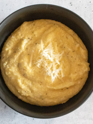 Asiago cheese grits