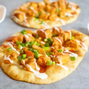 Buffalo Chicken Flatbread Pizza